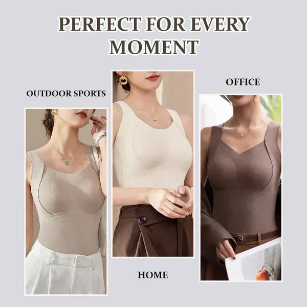 💖Black Friday Big Sale 50% OFF🌹[Women’s Gift] Women's Thermal Tank Tops With Built-in Bra