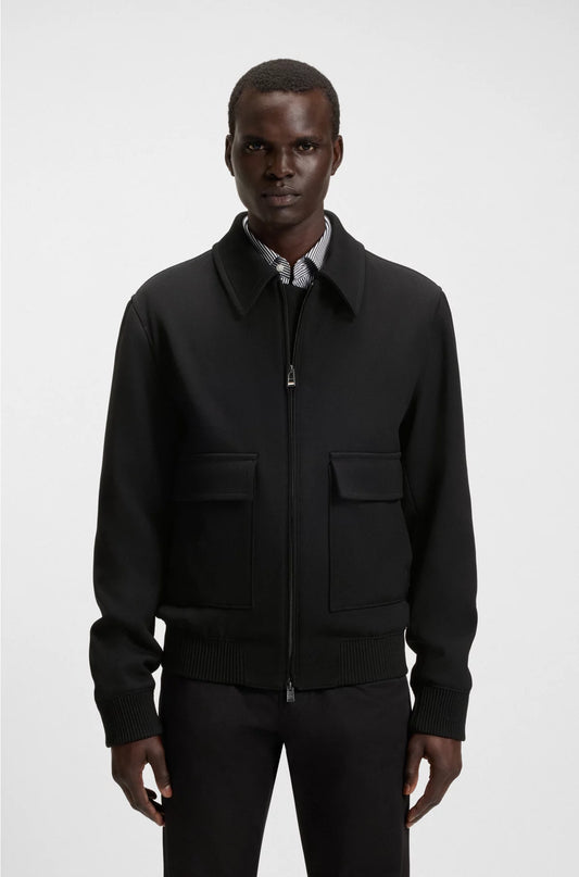 COAT WITH TWO-WAY ZIP