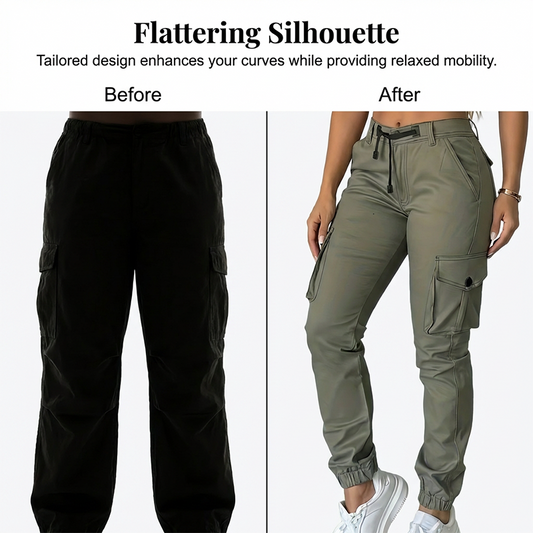 Women's Multi-Pocket Cargo Jogger Pants